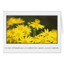 No act of kindness is ever wasted cards