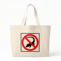No Alligators Highway Sign Bags