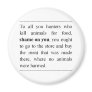 No animals harmed at supermarket meat counter? magnets