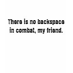 No Backspace in Combat Shirt updated version
