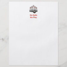 No Balls Bowling Flyer Design