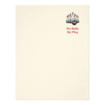 No Balls Bowling Letterhead