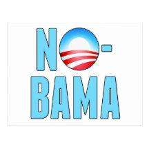 No-Bama Anti Obama Post Cards