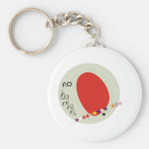 No barriers key chains