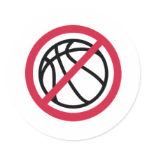 No basketball sticker