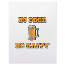 No Beer No Happy Letterhead Design