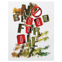 NO BLOOD FOR OIL FLYERS