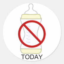 No Bottle Today Stickers