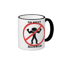 No Boys Allowed Mugs