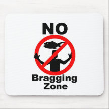 NO Bragging Zone Mouse Pad