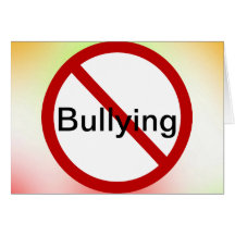 No Bullying Card