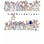 No Bunderwear 21 Funny Cartoon Rabbits t-shirts