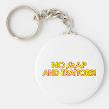 No Cap And Traitors! Keychain