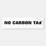 No Carbon Tax Bumper Stickers