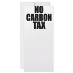 No Carbon Tax rack cards