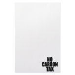 No Carbon Tax stationery