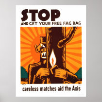 No Careless Matches 1942 WPA Posters