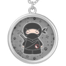 No Chi! Ninjadorables Grey Necklace