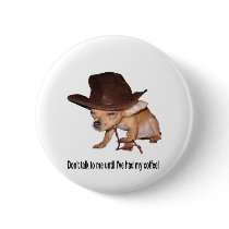 No Coffee Pinback Buttons