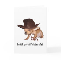 No Coffee Card
