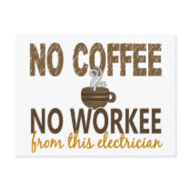 No Coffee No Workee Electrician