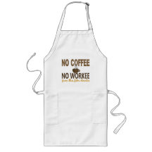 No Coffee No Workee Film Director Apron
