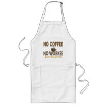 No Coffee No Workee Florist Aprons