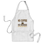 No Coffee No Workee Hairdresser aprons