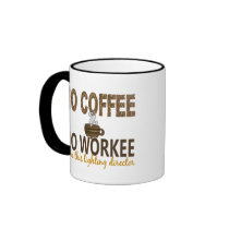 No Coffee No Workee Lighting Director Mugs