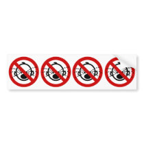 NO Cry Babies ⚠ Thai Airport Sign ⚠