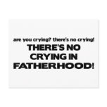 No Crying - Fatherhood Postcards