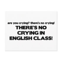 No Crying in English Class