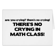 No Crying in Math Class