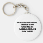 No Crying - Mountain Biking Keychains