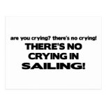 No Crying - Sailing Postcard
