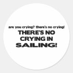 No Crying - Sailing Sticker
