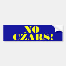 NO, CZARS! BUMPER STICKERS
