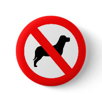 No dogs buttons