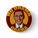 No Drama Obama Button