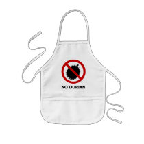 NO Durian ⚠ Thai Sign ⚠ Apron