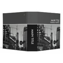 No Entry Construction Photo Book - (2.0in Ring) Vinyl Binder