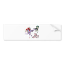 no escape funny octopus love bumper stickers