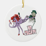 no escape funny octopus love ornament
