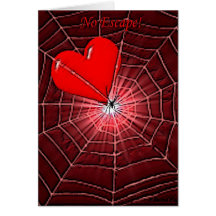 No Escape Valentines Greeting Cards