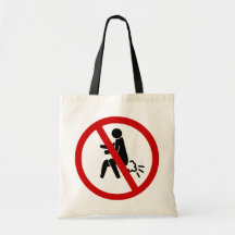 NO Farting ⚠ Funny Thai Toilet Sign ⚠ Bag