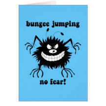 no fear bungee jumping card