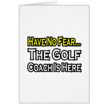 No Fear...Golf Coach Cards