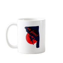 no fear rock climbing coffee mug