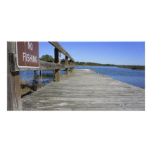No Fishing Photo Card