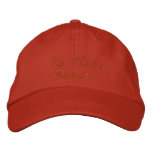 No Flour Power! Embroidered Cap embroidered hats